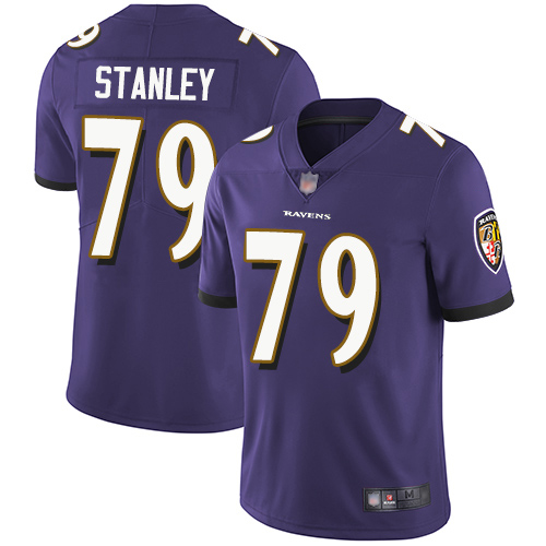 Baltimore Ravens Limited Purple Men Ronnie Stanley Home Jersey NFL Football #79 Vapor Untouchable
